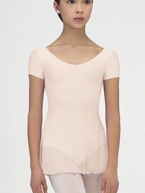 Wear Moi Ardesia Ballet Leotard with Skirt - Peach, size 6-8